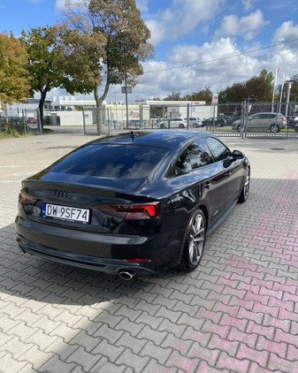 Audi A5 cena 116000 przebieg: 158000, rok produkcji 2019 z Wrocław małe 67